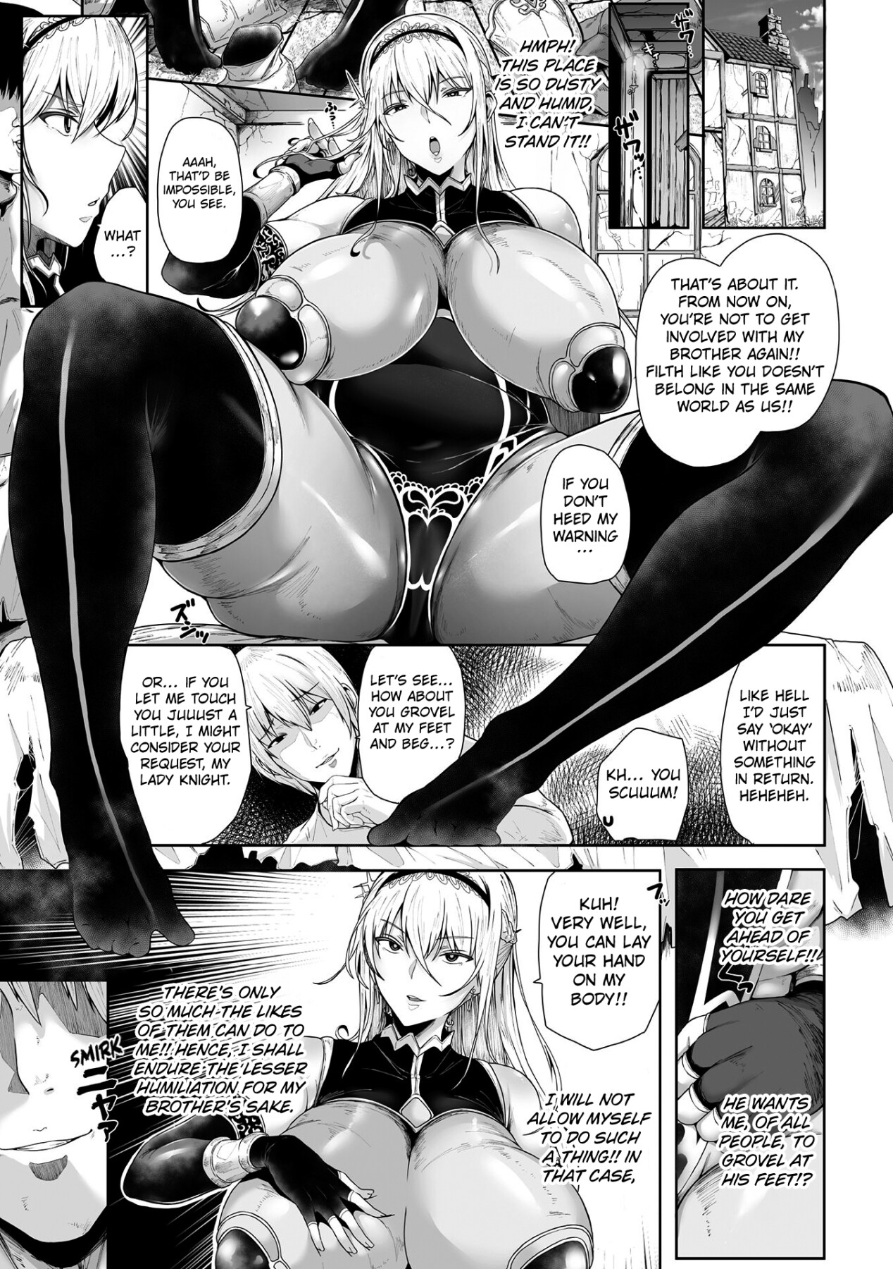 hentai manga The Elder Sister Knight is a Substitute Meat Toilet